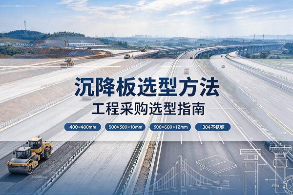 商丘沉降板选择方法