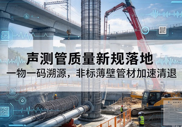 商丘声测管质量新规落地，一物一码溯源，非标薄壁管材加速清退