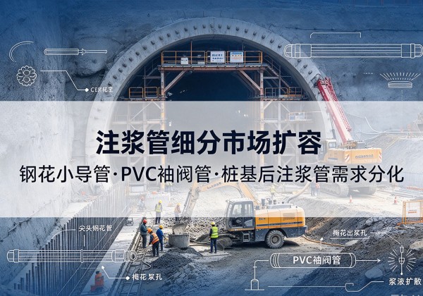 商丘注浆管细分市场扩容，隧道钢花小导管、PVC 袖阀管、桩基后注浆管需求分化